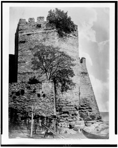 Constantinople. Tower of Marmora - old walls LCCN92513545