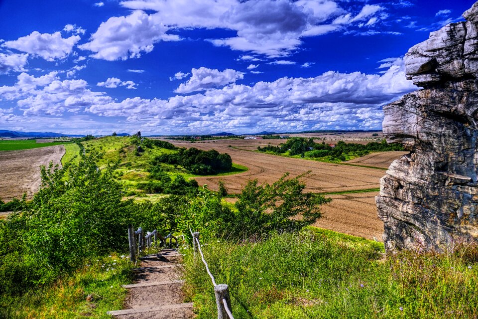 Rock formation clouds
