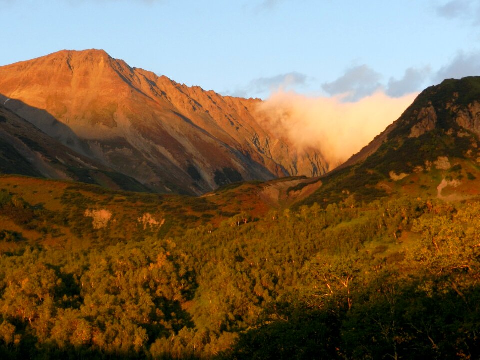 Autumn fall colors clouds photo