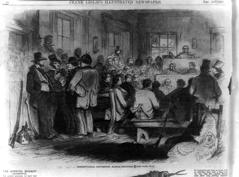 Constitutional Convention, Topeka, Kansas Territory (Topeka) LCCN99614006