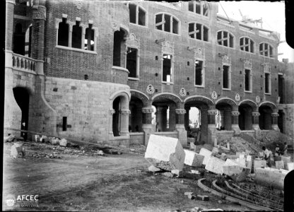Construcció de l'Hospital de la Santa Creu i Sant Pau
