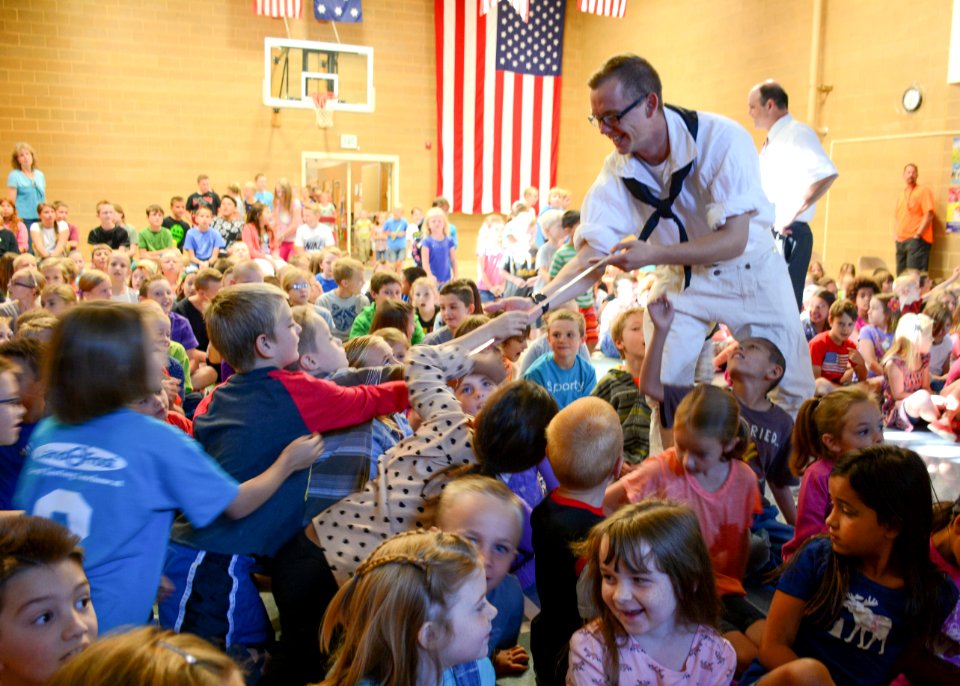 Constitution Sailors participate in Salt Lake City Navy Week. (21226986409)