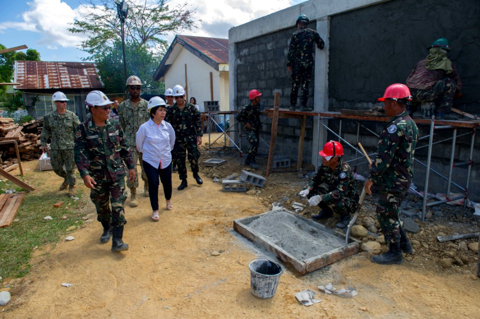 Construction continues at Don Joaquin Artuz Memorial Elementary School 150412-N-HA376-864
