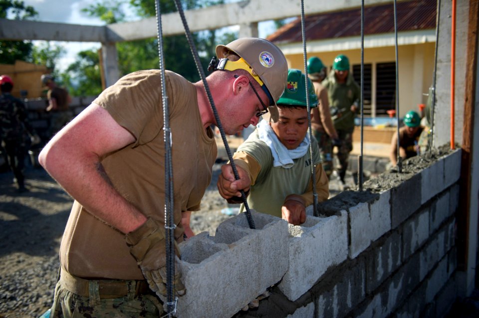 Construction continues at Don Joaquin Artuz Memorial Elementary School 150412-N-HA376-655