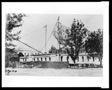 Construction of the United States Treasury Building, Washington, D.C. LCCN00651779