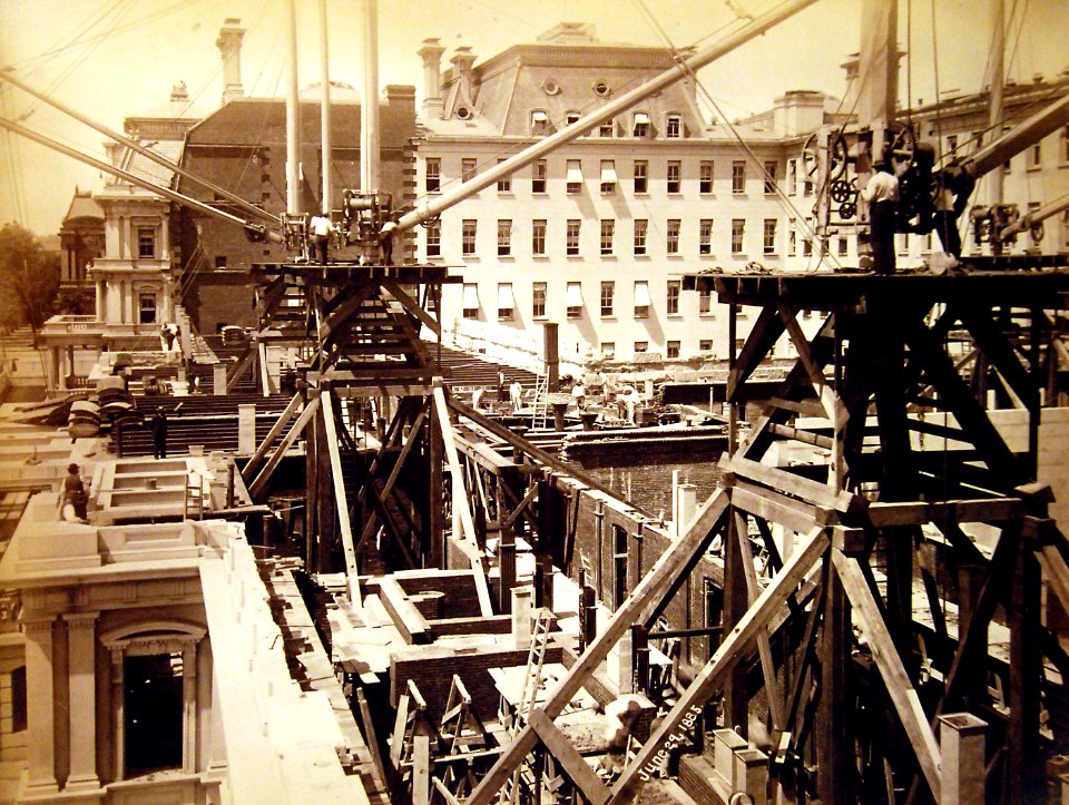 Construction of the State, War, and Navy Department Building (now Eisenhower Executive Building) 2