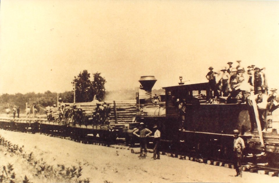 Construction train, Flushing MI