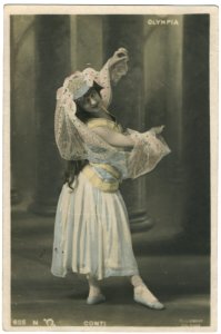 CONTI, de Croissant flechado. 605. Olympia. Photo Liebert