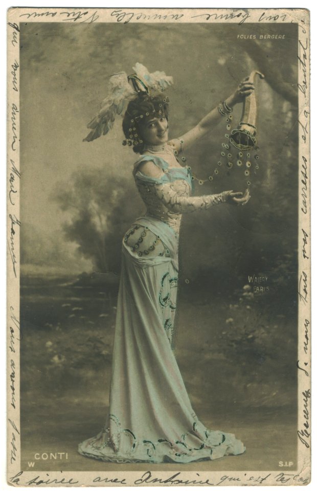 CONTI, de SIP. W. 5112. Folies Bergére. Photo Waléry
