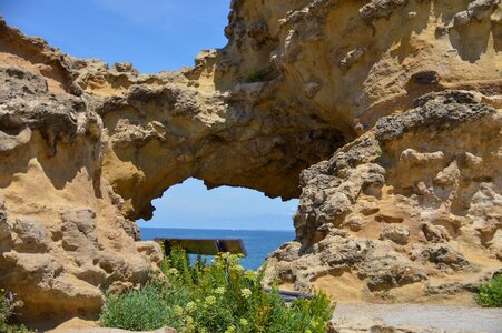 Landscape water rock photo