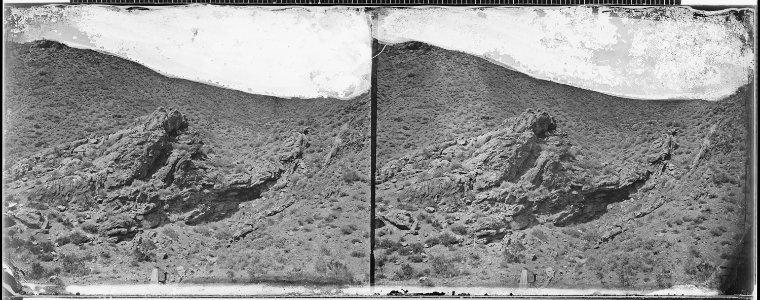 Contorted Limestone, West Humboldt Mountains, Nevada - NARA - 519586