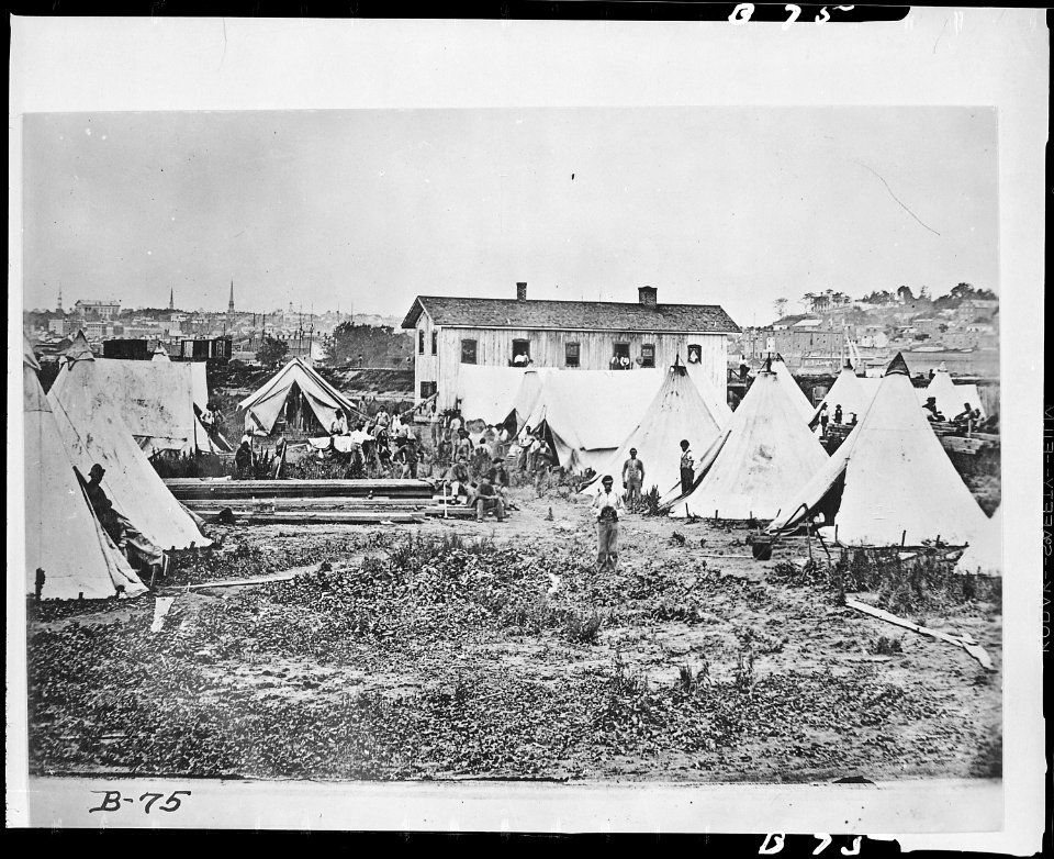 Contraband Camp, Richmond, Virginia, 1865. (3995303267)