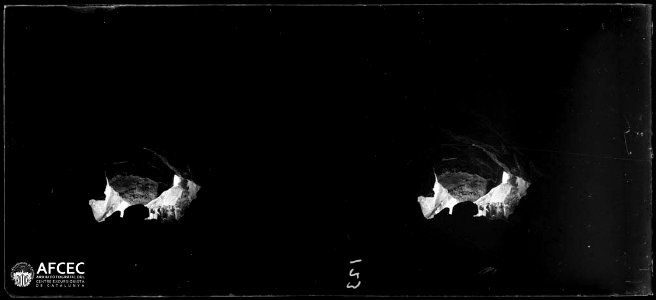 Contrallum de l'entrada d'una cova (AFCEC VINTRO B 00123)