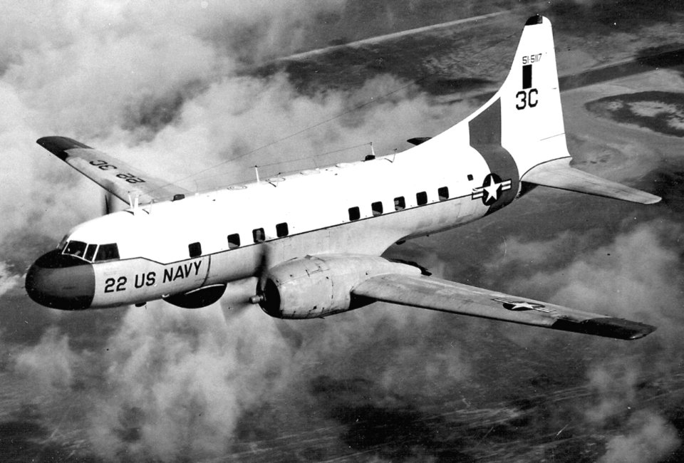 Convair T-29B VT-29 in flight near NAS Corpus Christi