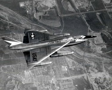 Convair XB-58 Hustler in flight (SN 55-0660) 061101-F-1234P-010