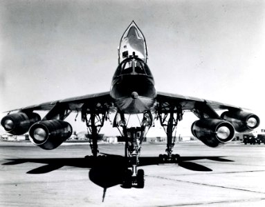 Convair B-58A Hustler front view 061101-F-1234P-021
