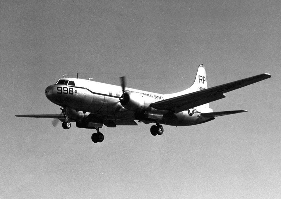 Convair R4Y-1 VR-1 before landing late in 1950s