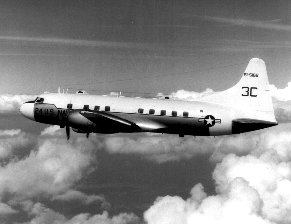 Convair T-29B VT-29 in flight