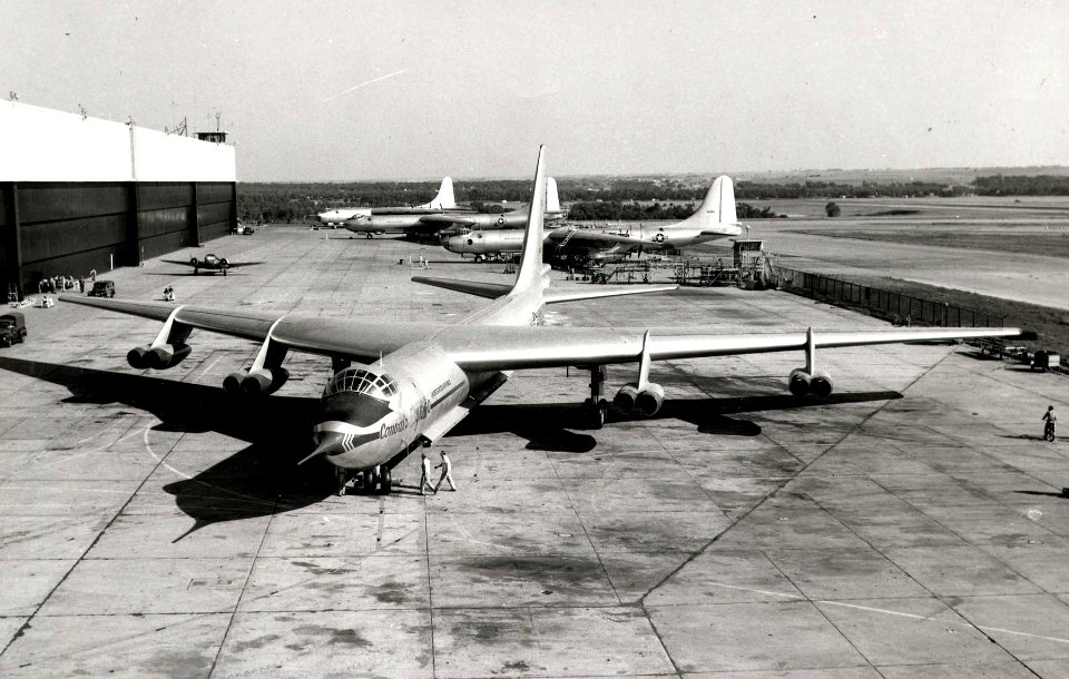 Convair YB-60 front view 061102-F-1234P-003