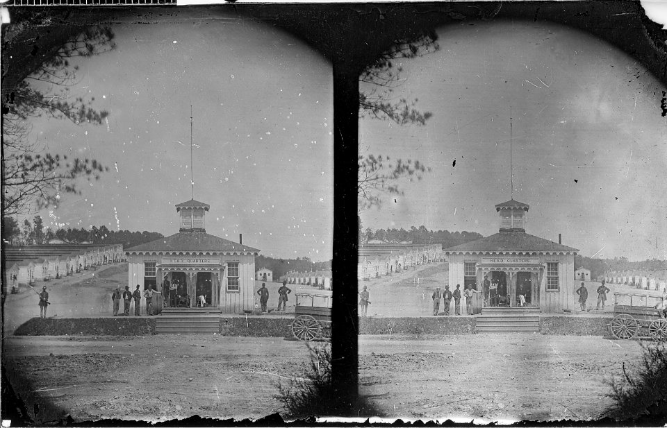Convalescent camp near Hospital Headquarters, Alexandria, Va - NARA - 527531