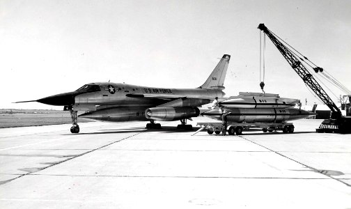 Convair RB-58A Hustler 3-4 front view (SN 58-1011) 061101-F-1234P-016