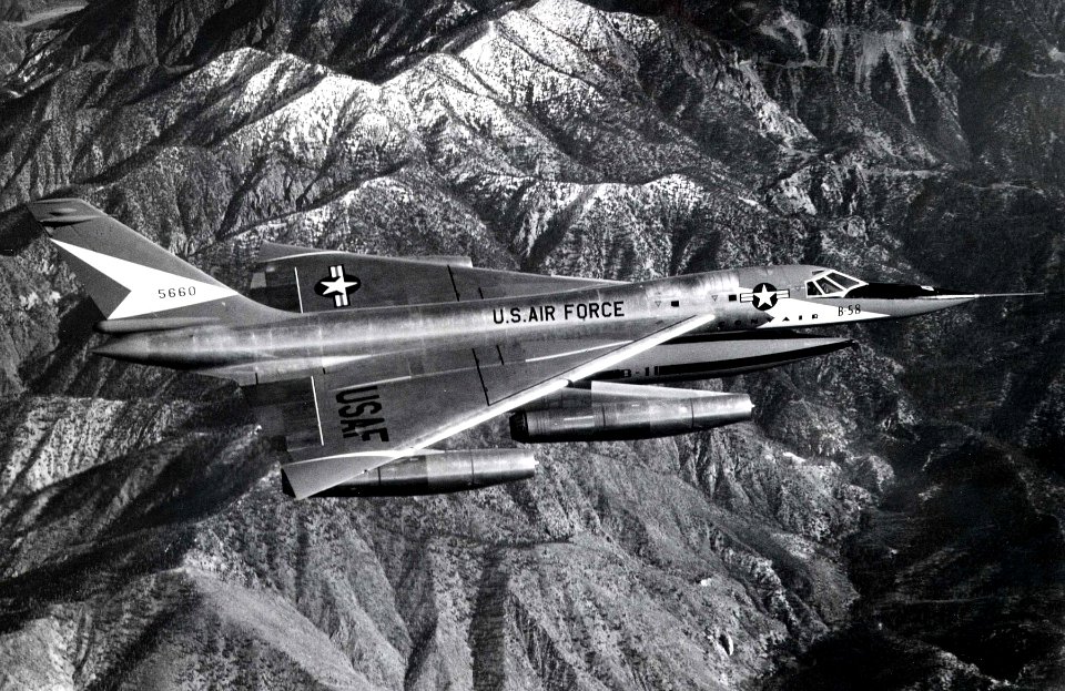 Convair XB-58 Hustler in flight (SN 55-0660) 061101-F-1234P-011