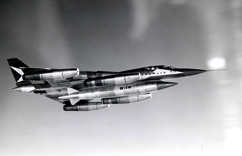 Convair XB-58 Hustler in flight 061101-F-1234P-007