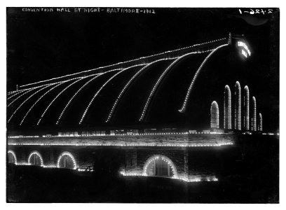 Convention Hall by night - Baltimore, 1912 LCCN2014690624