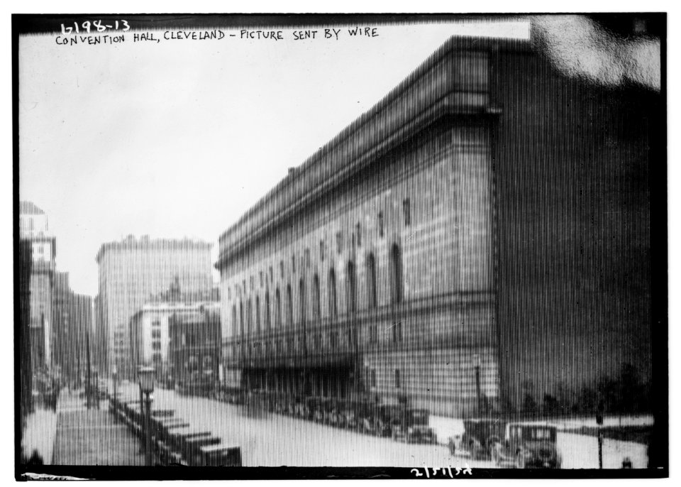 Convention Hall, Cleveland - Picture sent by wire LCCN2014717288