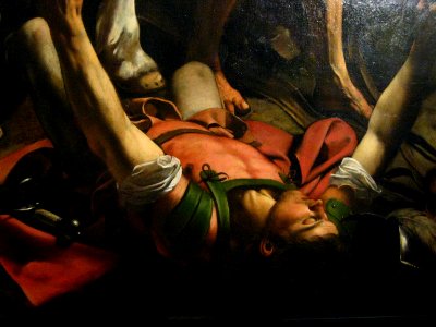 Conversion of Saint Paul by Caravaggio (Rome) - Detail