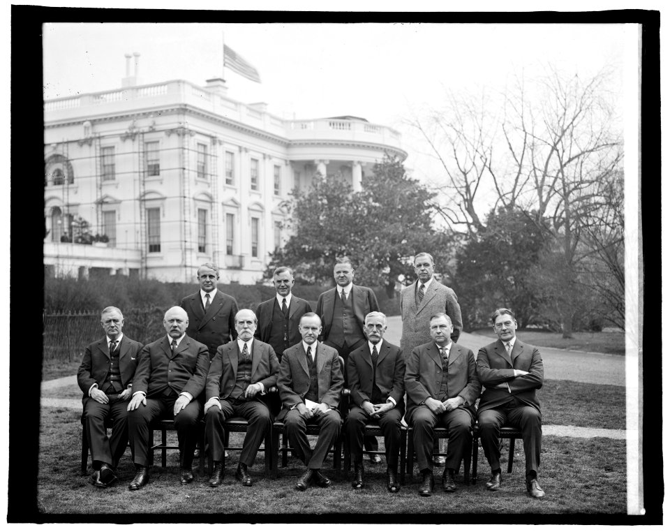 Coolidge Cabinet, (White House, Washington, D.C.) LCCN2016824331