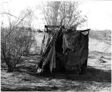 Coolidge, Arizona. Toilet in district on edge of town - NARA - 522035