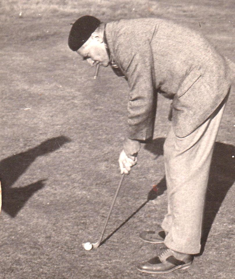 Coops op de golfbaan