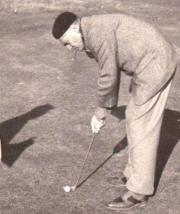Coops op de golfbaan