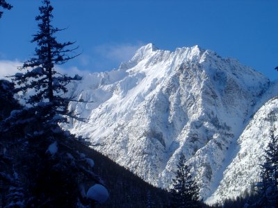 Copper Peak snow-covered photo