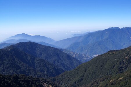 Mountains taiwan blue day