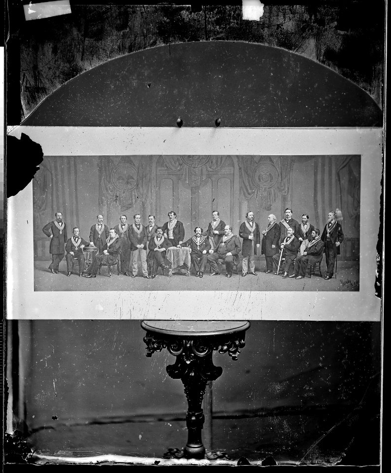 Copy of painting, group of Tammany Hall members - NARA - 526236