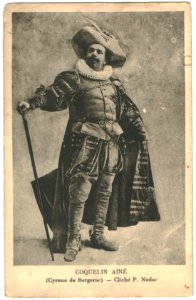 COQUELIN, Constant (Coquelin Ainé) Collection d'Art et d'Histoire. As Cyrano de Bergerac. Photo Nadar