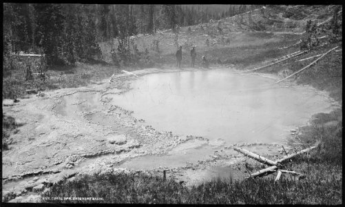 Coral Spring, Shoshone basin. Yellowstone National Park - NARA - 517221