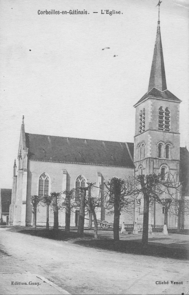 Corbeilles-en-gatinais l'eglise 1939