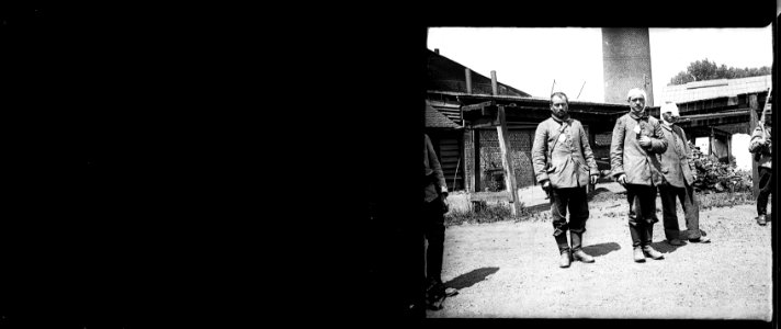 Corbie. Gare. Blessés allemands - Fonds Berthelé - 49Fi35