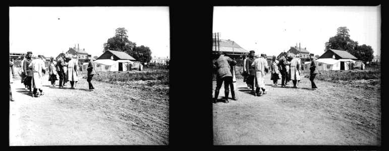 Corbie. Gare. Hôpital d'évacuation - Fonds Berthelé - 49Fi810