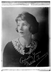 Cordially yours, Natalie Talmadge LCCN2014712603
