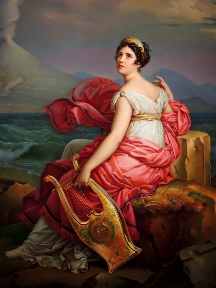 Corinne au Cap Misène (d'après François Gérard) (Jaquotot)