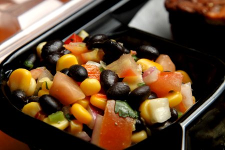 Corn and black bean salad