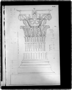 Corinthian column and capital From the monument of Lysicrates - Fig. 1, column, base, and capital. LCCN97506174