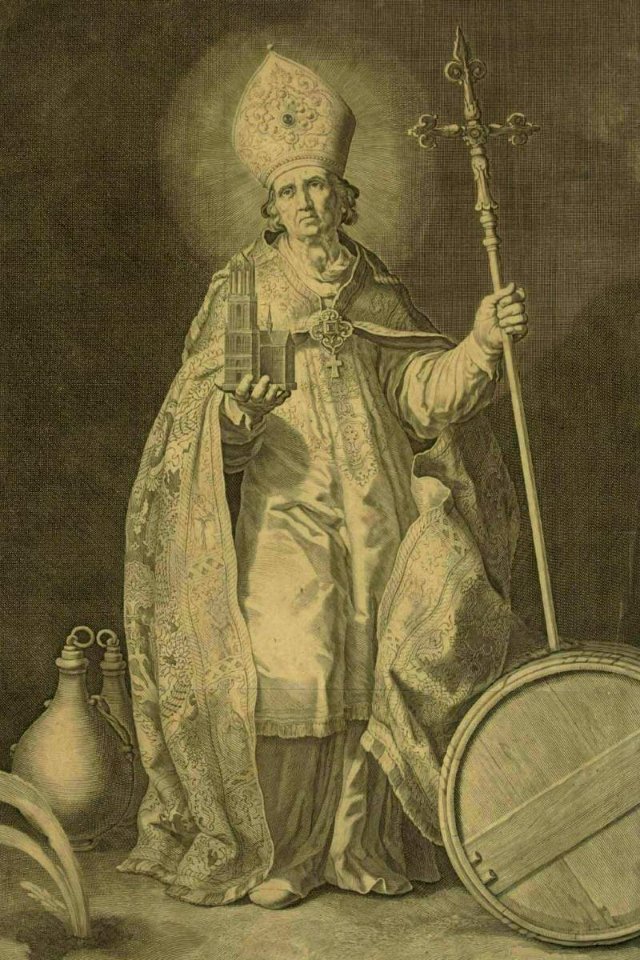 Cornelis Bloemaert - S. Willibrordus