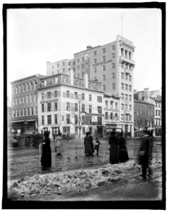 Corner 7th and F St., N.W., Washington, D.C. LCCN2016824380