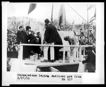 Cornerstone laying, American Red Cross LCCN2005694891