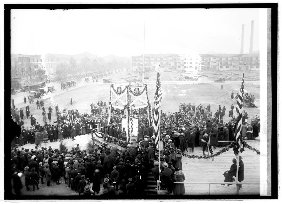 Cornerstone laying, Wash. Memorial Hall, 11-14-21 LCCN2016845849